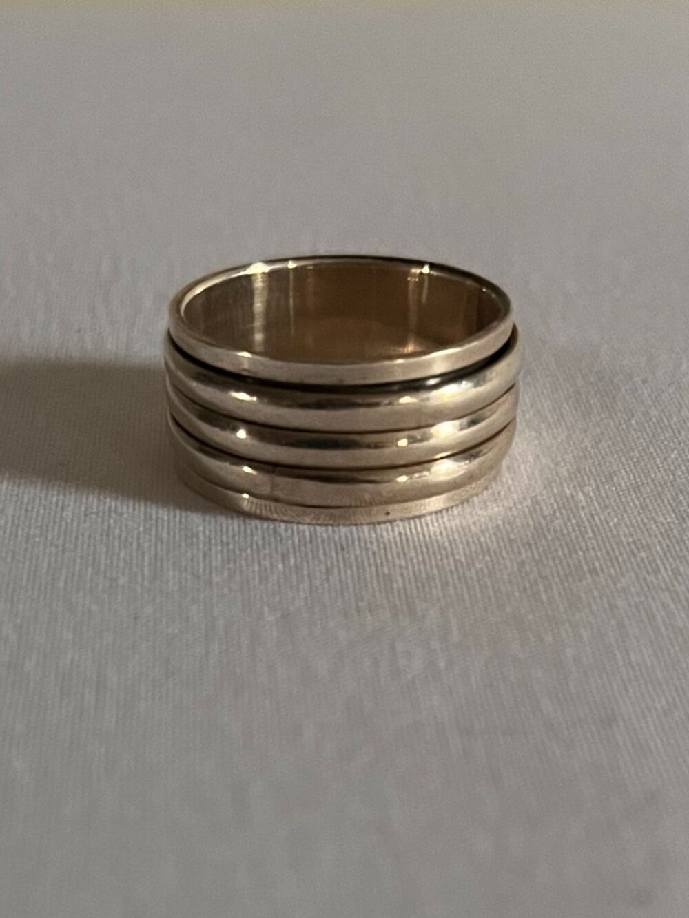 Triple Band Spinner Ring